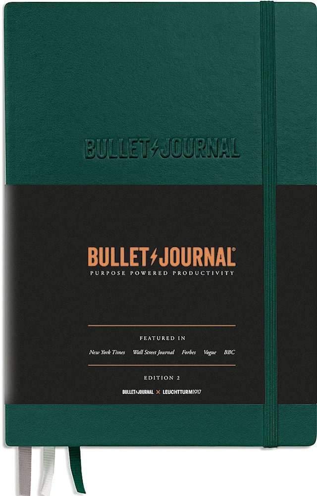 Bullet journal A5 Prikket Skoggrønn Leuchtturm1917