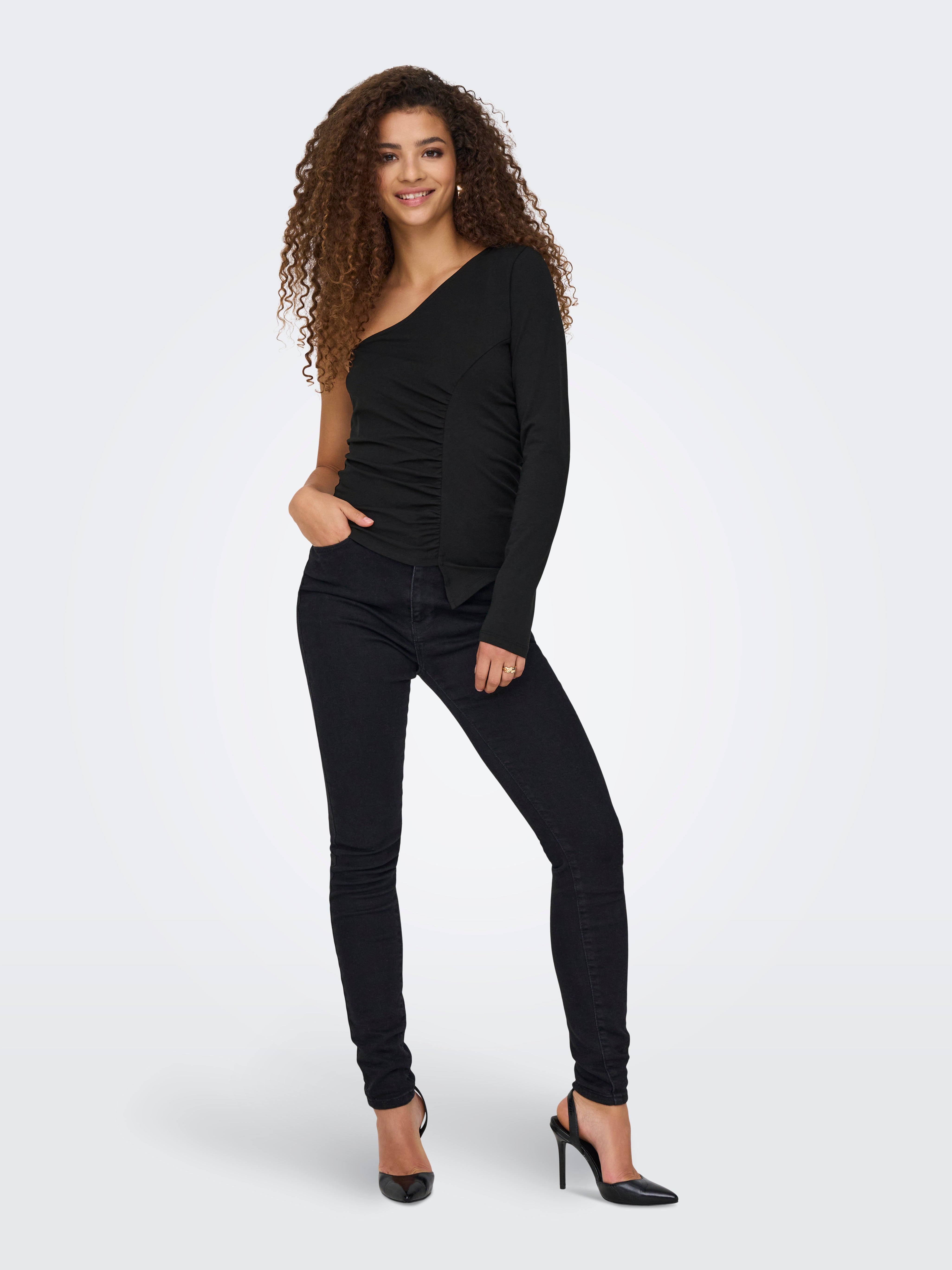 ONLLIVE Asymetrisches Top Black