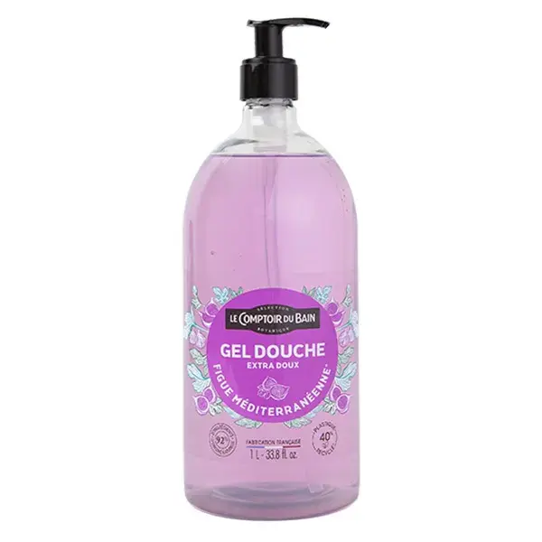 Le Comptoir Du Bain - Gel de banho extra suave Figo Mediterrâneo Garrafa 1L