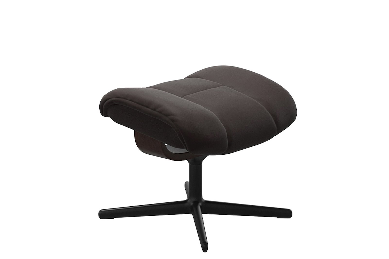 Ruby krakk Hud Paloma Chocolate med brunbeiset/sort Cross understell