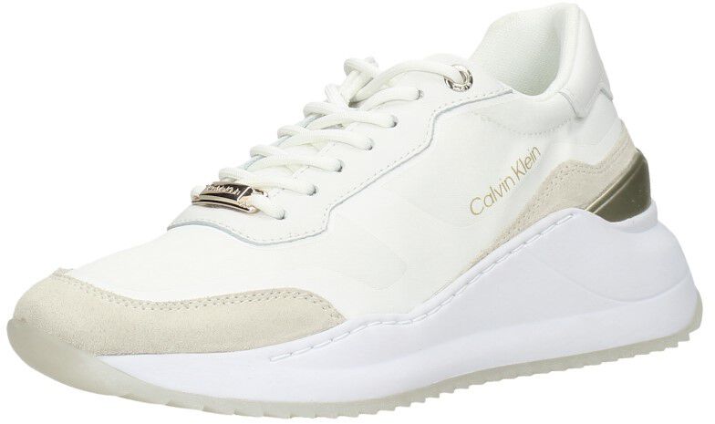 Calvin Klein Internal Wedge Lace Up-Nylon Mix wit