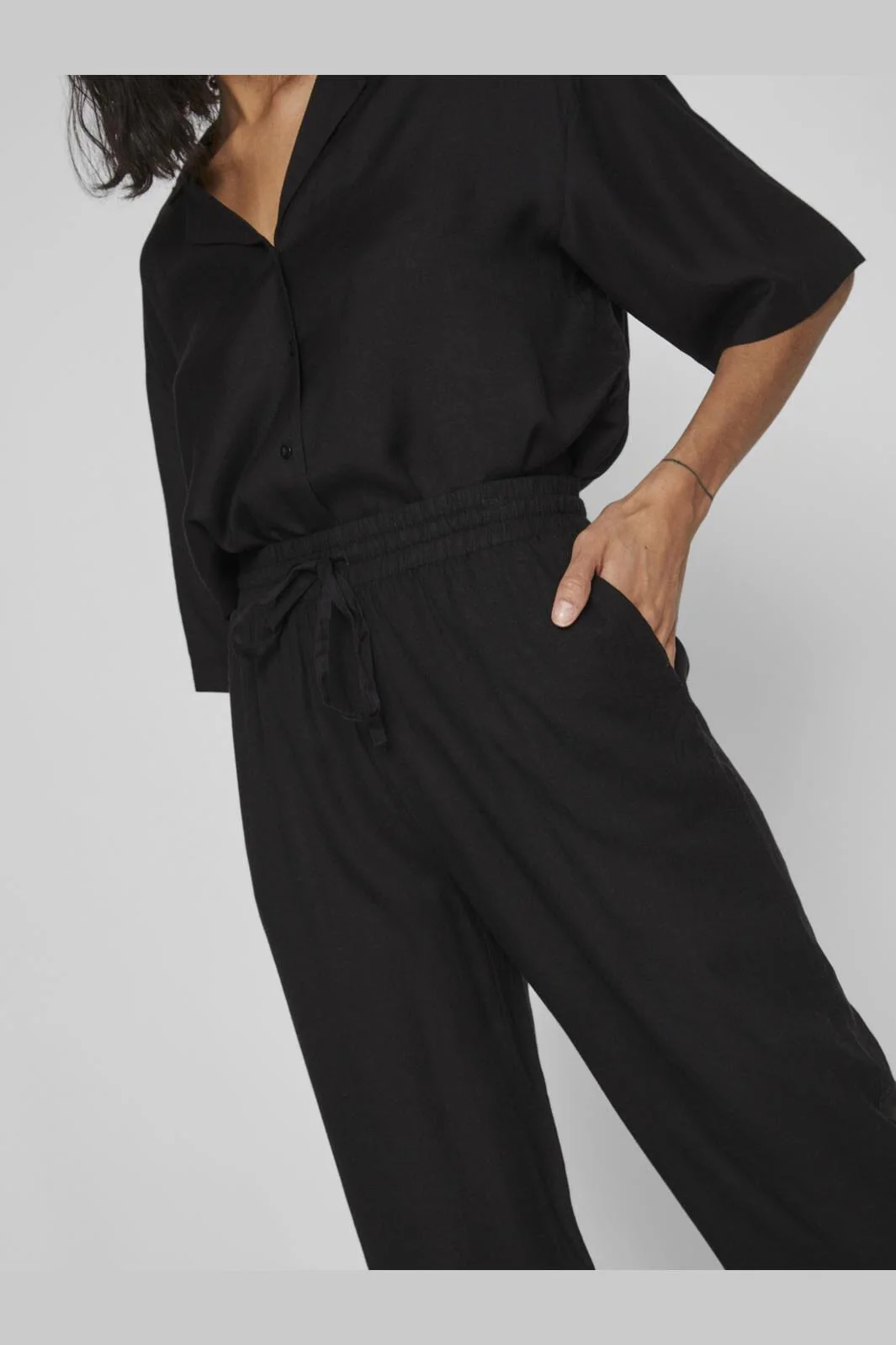Vila Vipricil Rw 7/8 Pant 4197688 black