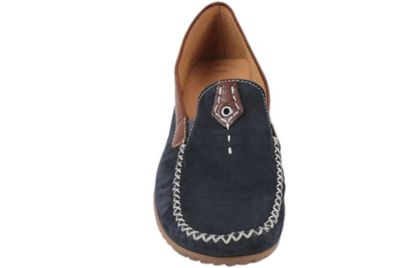 GABOR COMFORT MØRKEBLÅ NUBUCK LOAFERS