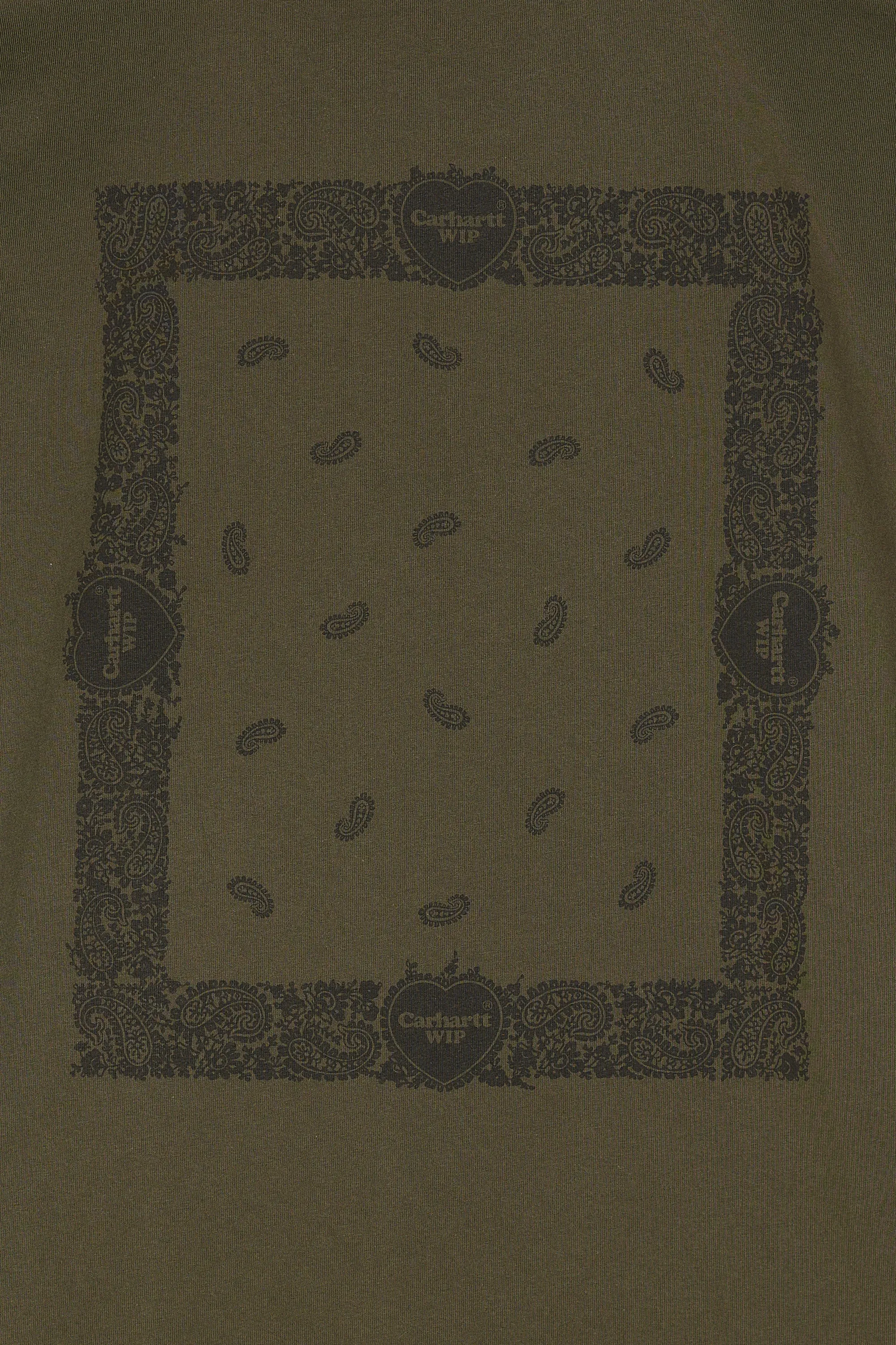 CARHARTT WIP T-shirt  S/S Paisley T-Shirt Vert