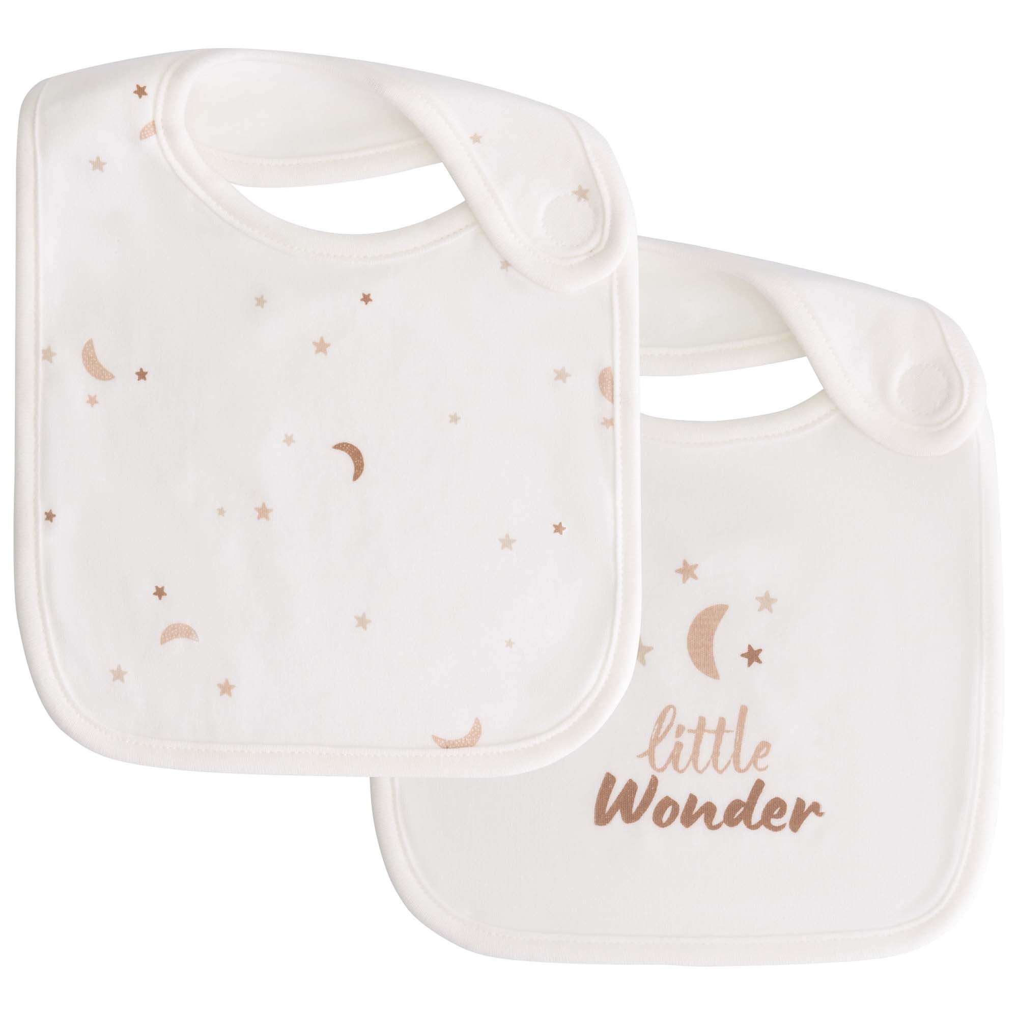 Prénatal Slab Ster en Maan 2-pack wit