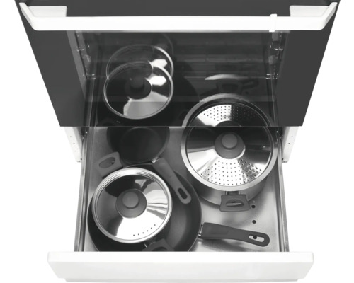 Amica vrijstaand fornuis met gaskookplaat NewSeries 500, bruikbaar volume 67 l, BxHxD 500 x 850 x 600 mm
