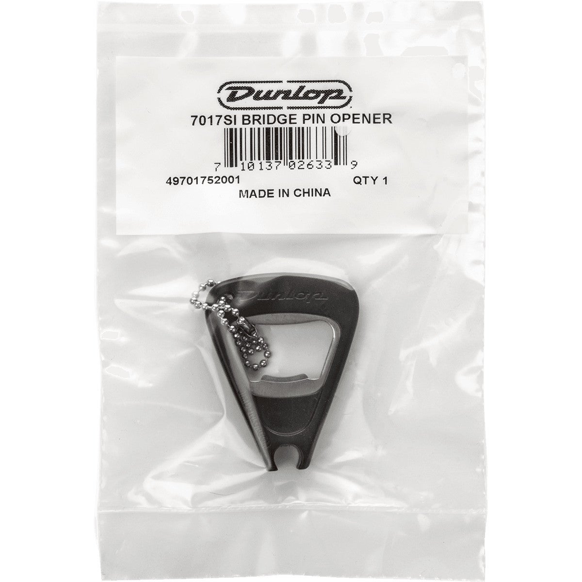Dunlop 7017SI Bridge Pin Puller Bottle Opener flesopener