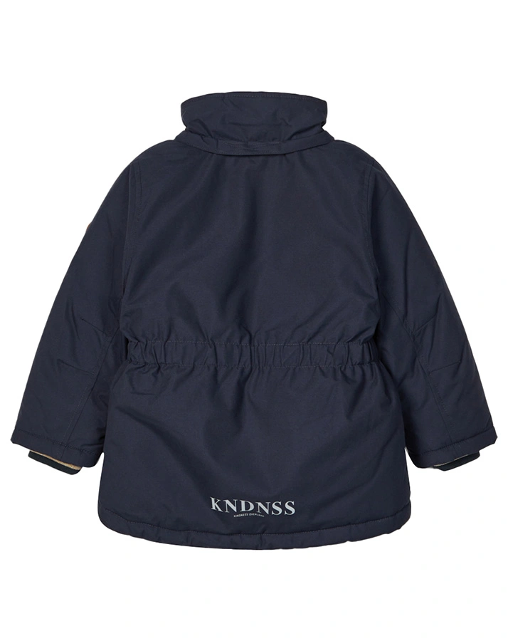 Winter-Parka NMFMIBIS mit Kunstfellbesatz in dunkelblau
