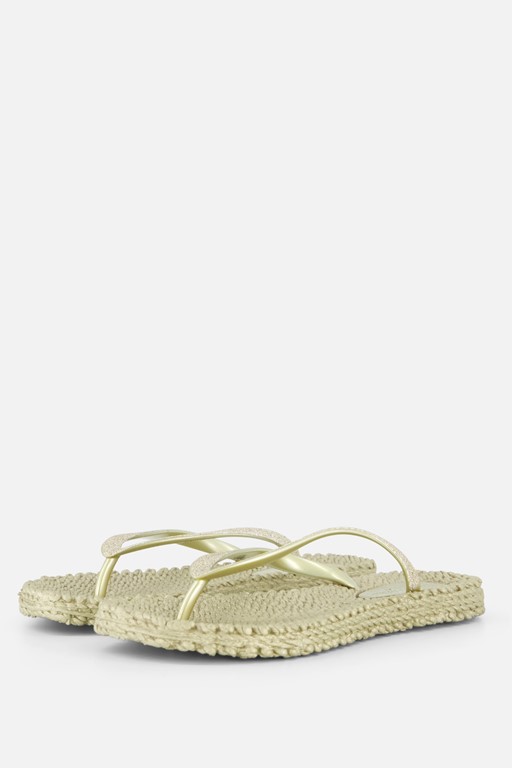 Ilse Jacobsen Cheerful01 Slippers goud Rubber