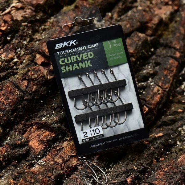 Hameçons Carpe BKK Curved Shank (10pcs)