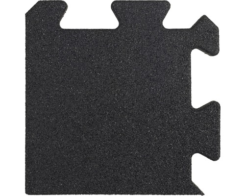 Valbeveiligingsmat puzzelhoek 27x27x2,5 cm zwart