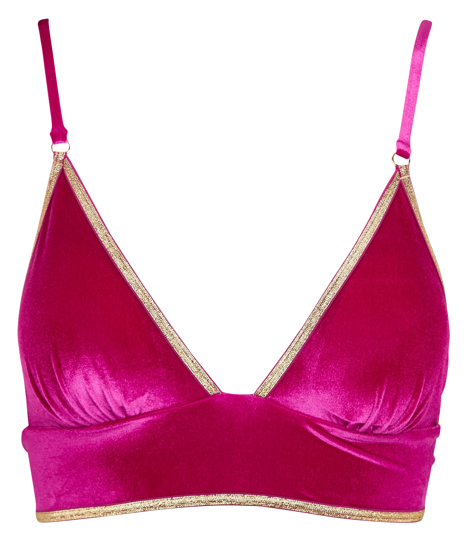 AMBRE - Haut de maillot en velours | Violet