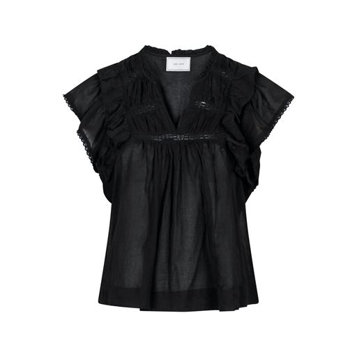 Neo Noir Jayla S Voile Bluse, Black, 34