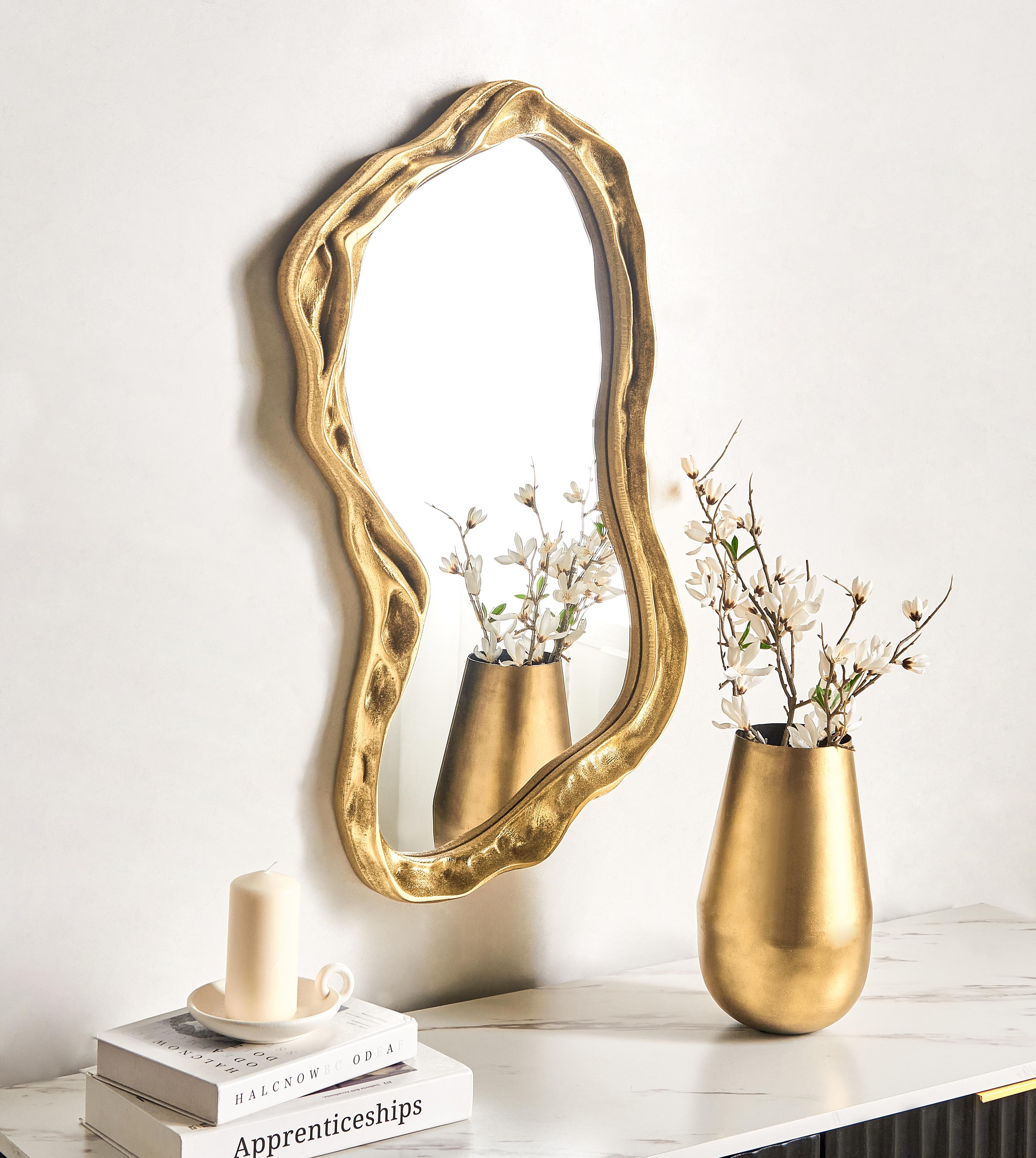 Wandspiegel SERY 38 cm 75 cm Goud