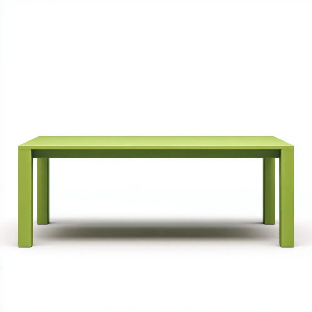Esstisch Metall 160x90x75 cm – Grün – Modernes Design