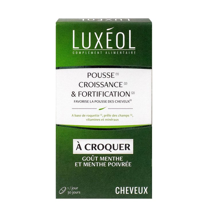 Pousse Croissance Fortification 30 comprimés menthe