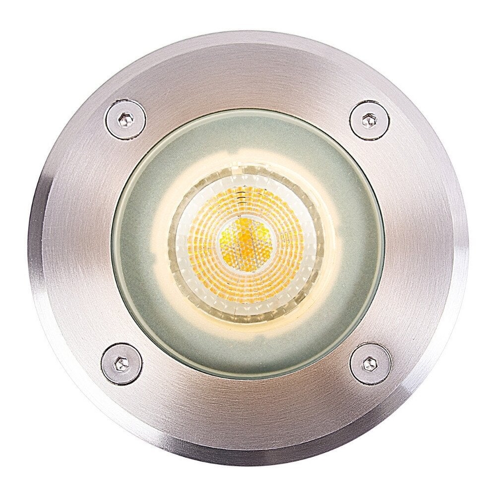 Andor inbouw vloerspot in zilver GU10 IP67 rond