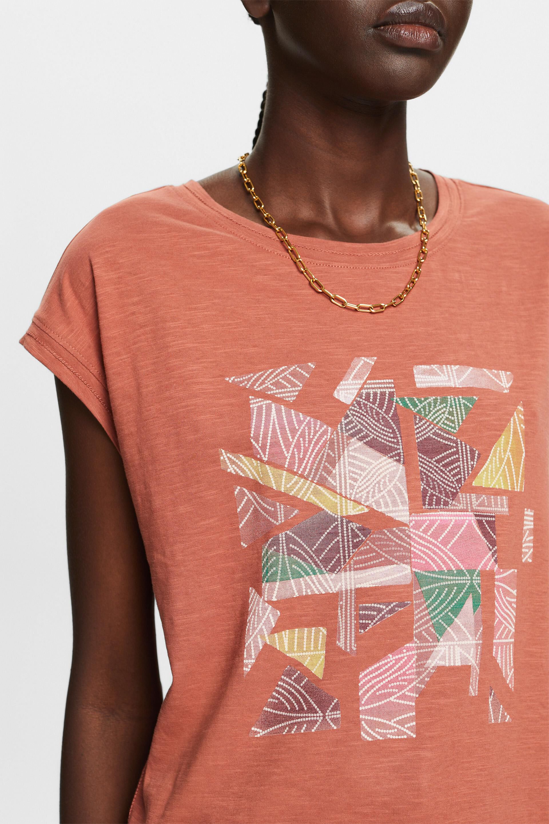T-shirt à imprimé, 100% coton