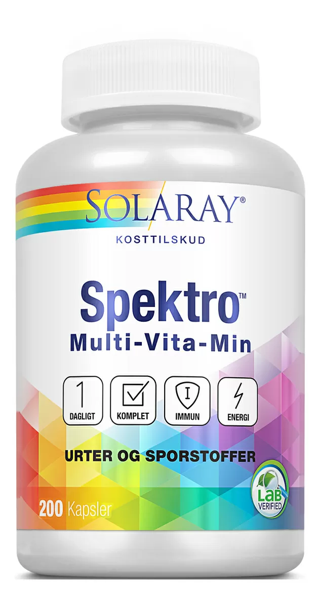 Solaray Spektro Multi-Vita-Min - 200 kaps.