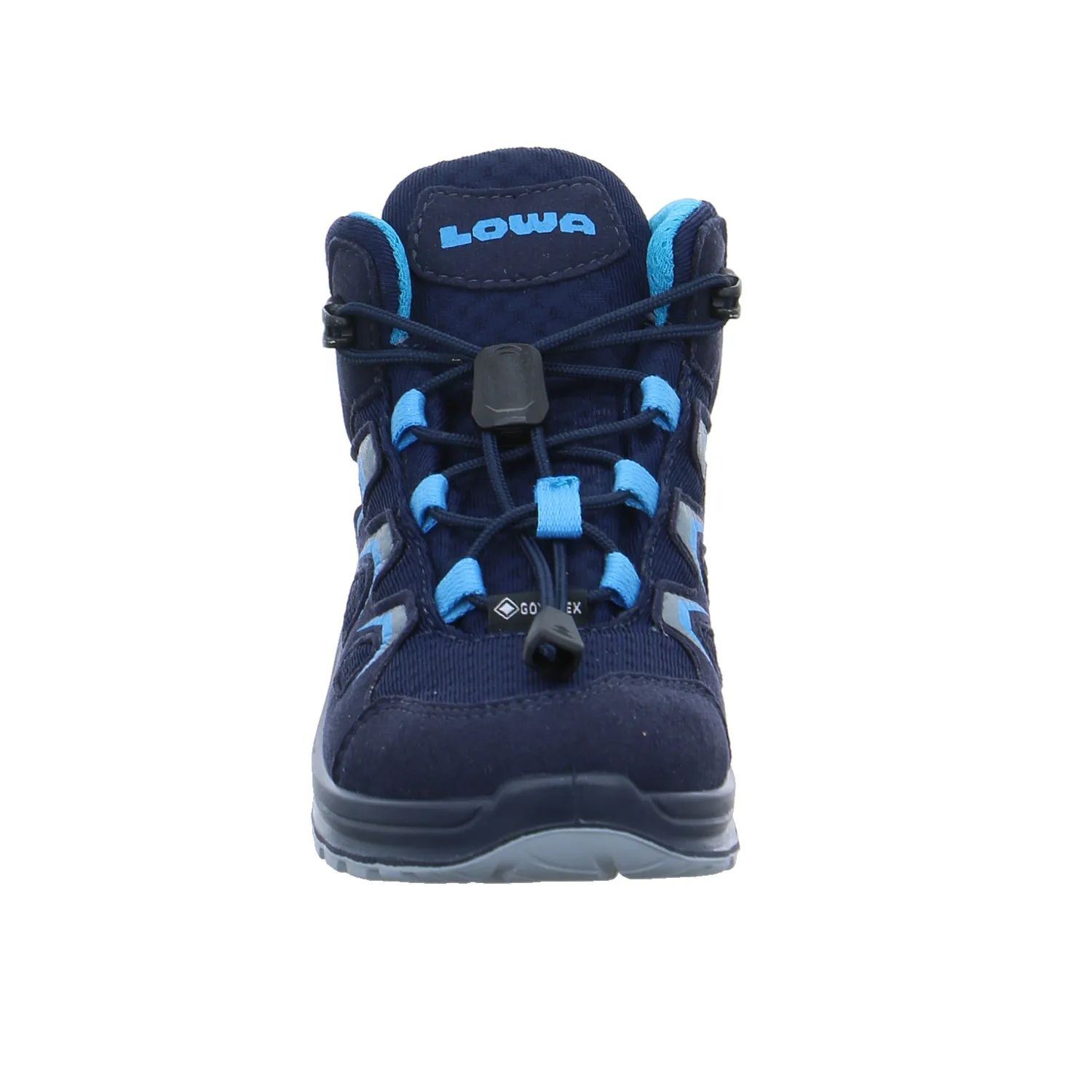 LOWA Kinder-Wanderschuhe Blau Lederimitat