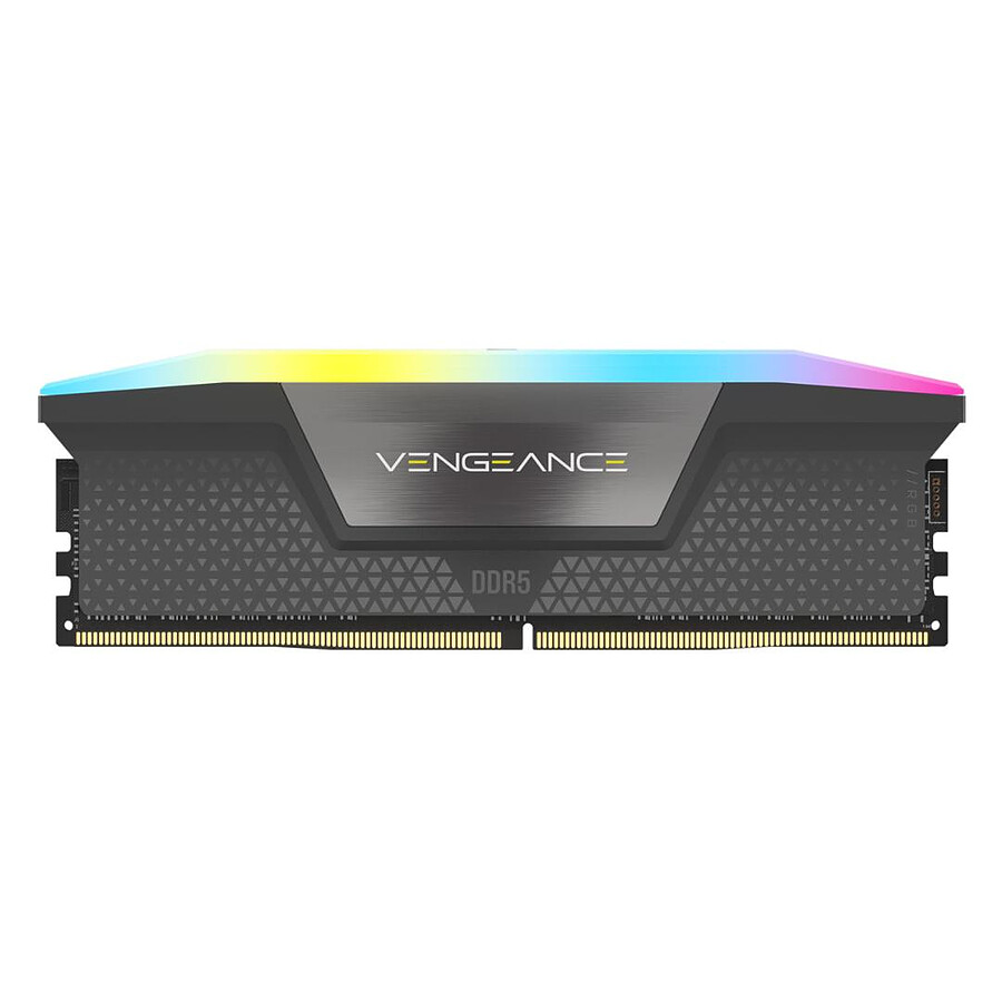 Corsair Vengeance RGB Black - 2 x 16 Go (32 Go) - DDR5 5200 MHz - CL40 - Ryzen Edition