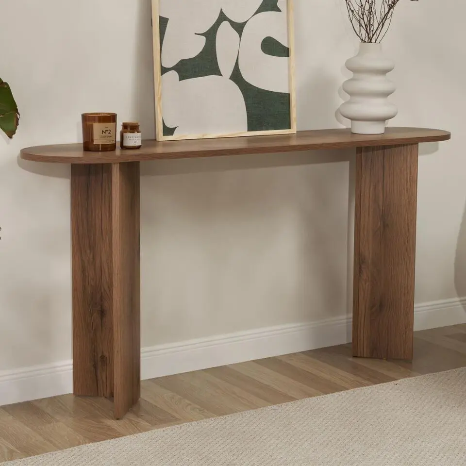 CALICOSY - Sidetable SIRA - Walnoot - 75x150x35 cm