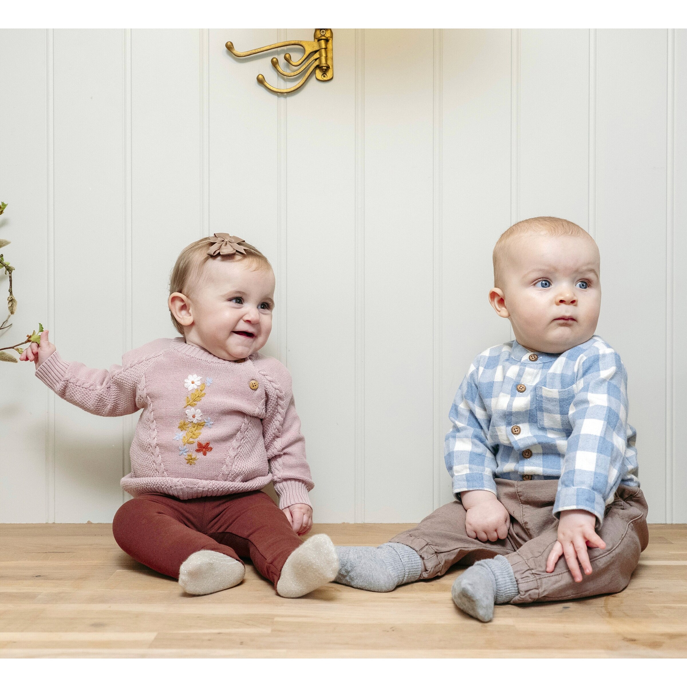 Hust&Claire Pullover Blumen rosa