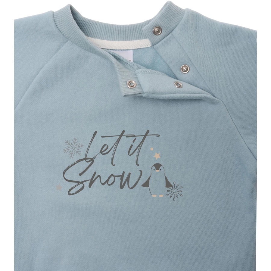 Liliput Sweatshirt let it Snow hellblau