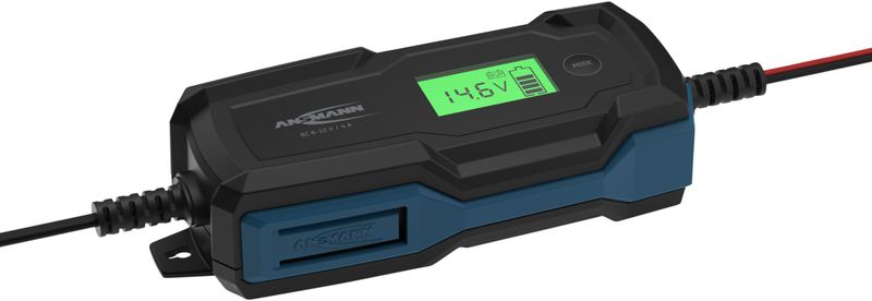 Ansmann - Acculader BC 6-12V - 4A - 10-traps voor Loodzuur en LiFePO4