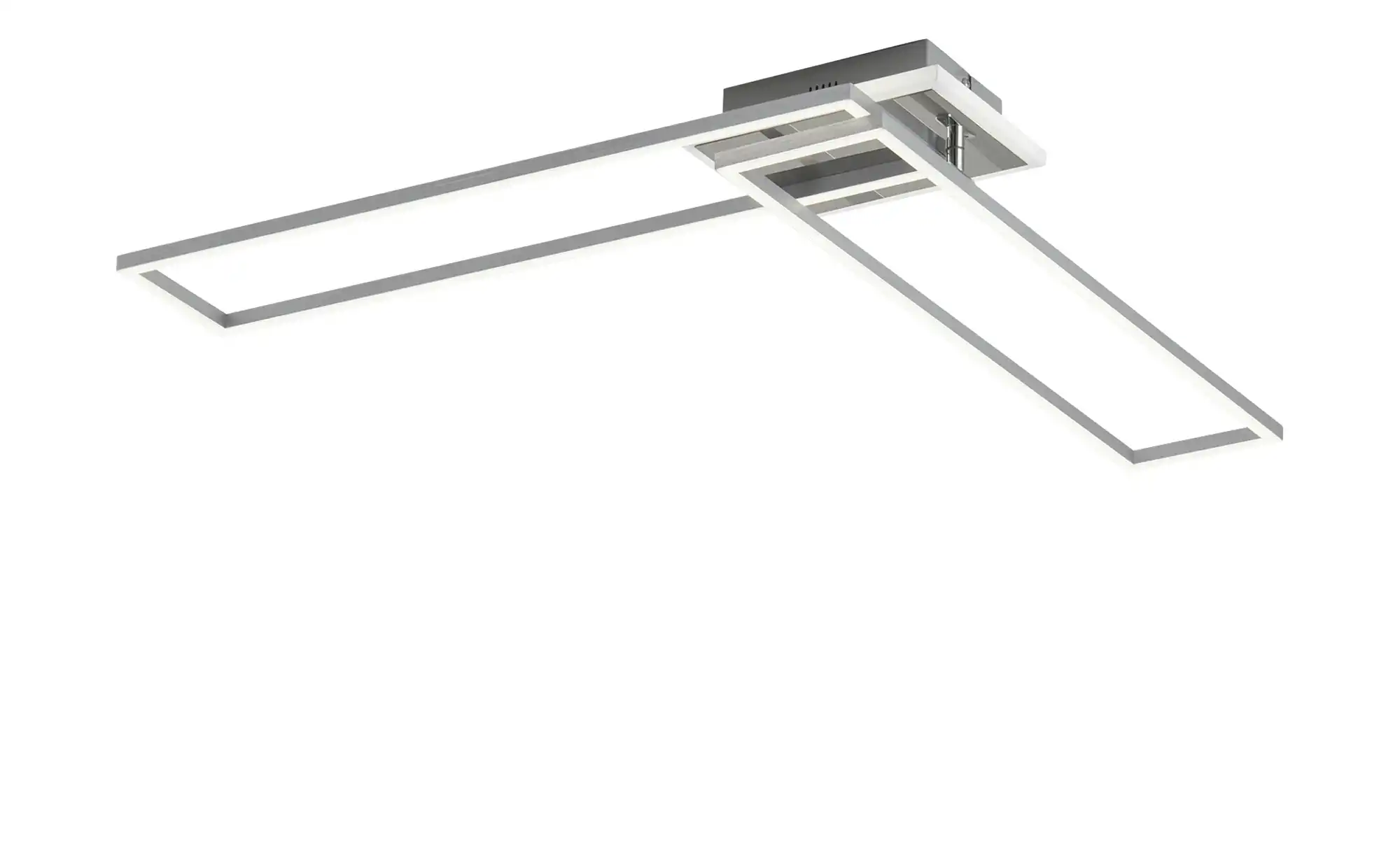 KHG LED-Deckenleuchte, 3-flammig, chrom/ alu mit Fernbedienung