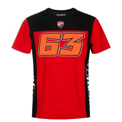 T-Shirt manches courtes VR 46 DUCATI BAGNAIA - Rouge