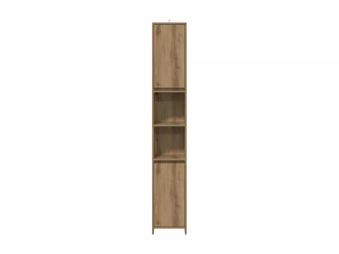 Armoire de salle de bain chêne artisanal 30x30x183,5 cm
