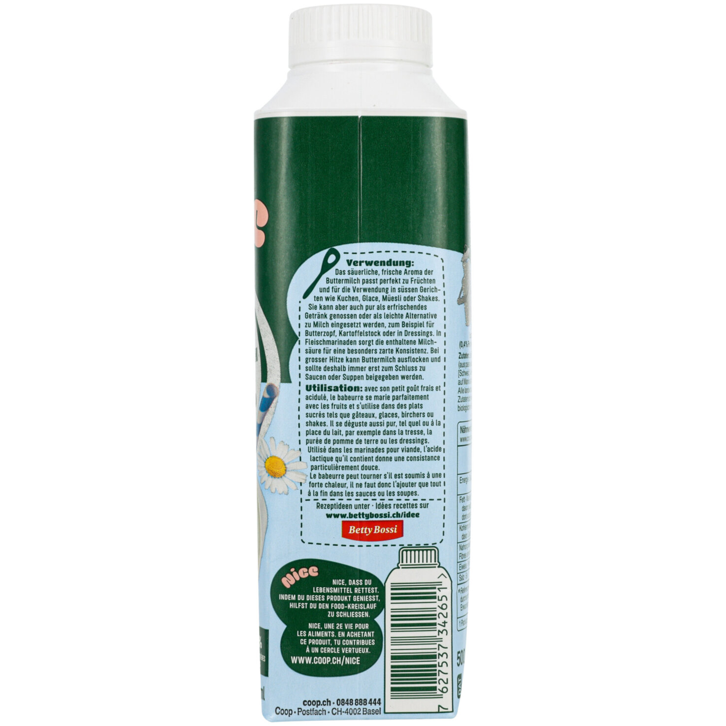 Nice Bio Buttermilch nature