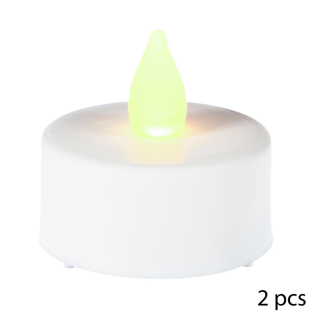 BOUGIE CHAUFFE PLAT LED X2 PIECES