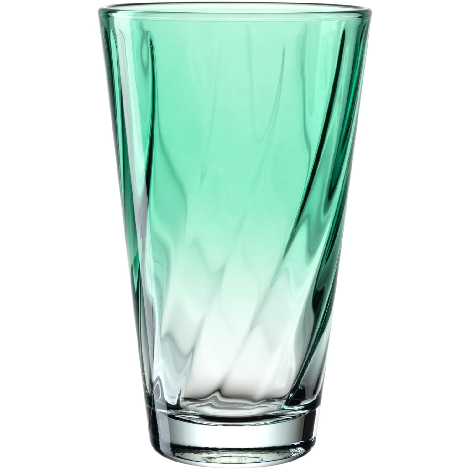 LEONARDO Trinkglas TWIST 6er Set 300 ml grün