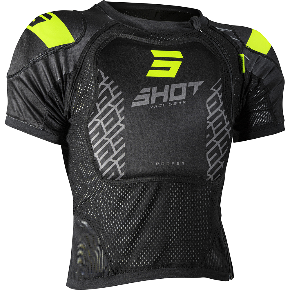 Shot - Gilet Trooper Noir / Jaune