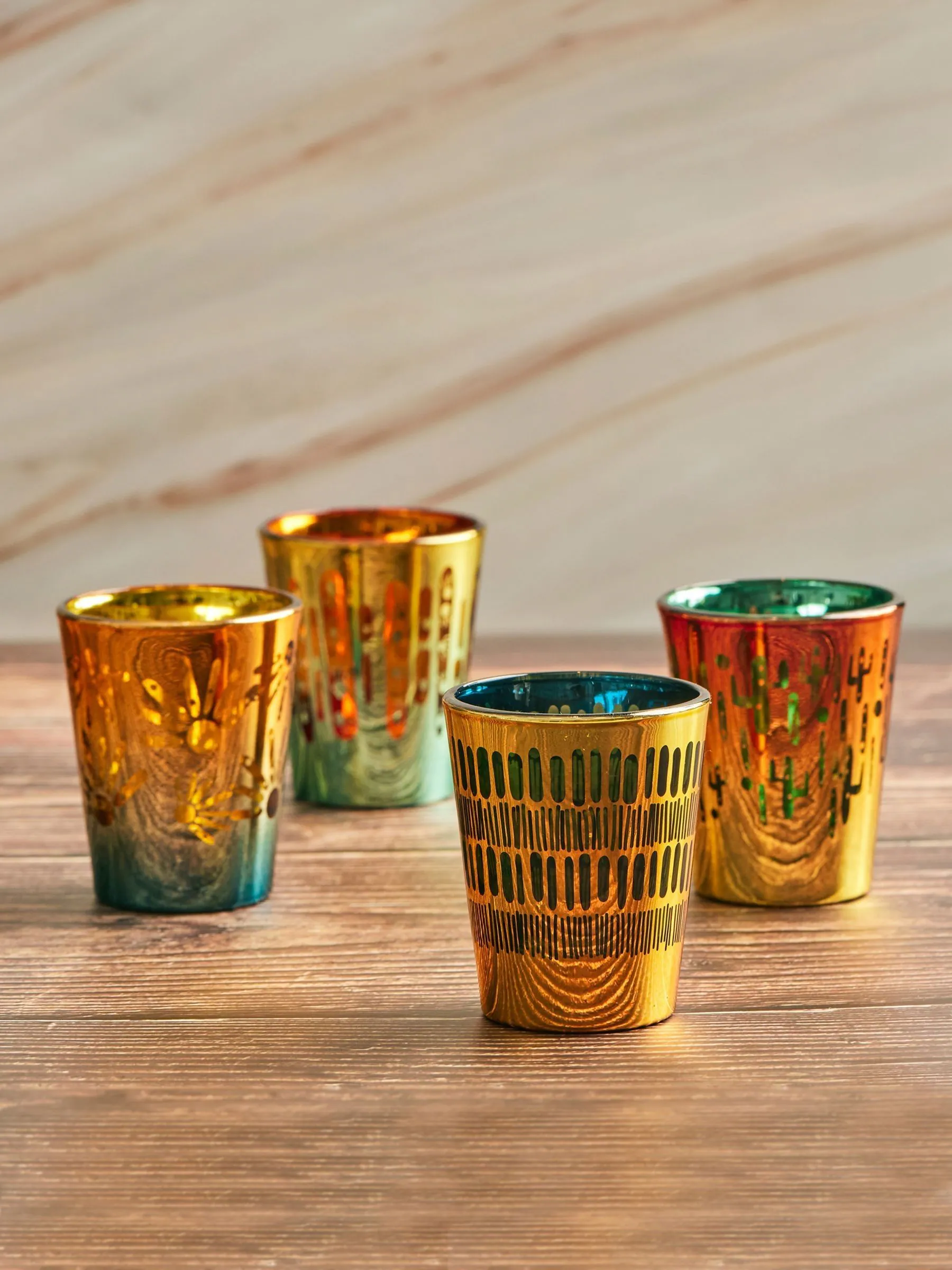 Artland Set of 4 Fiesta Shot Glasses