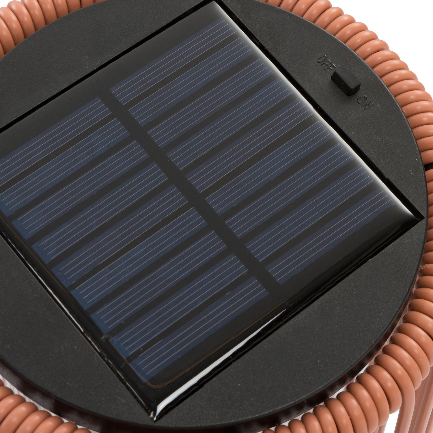 Intratuin solar buitenlamp Len terracotta D 20 H 48 cm