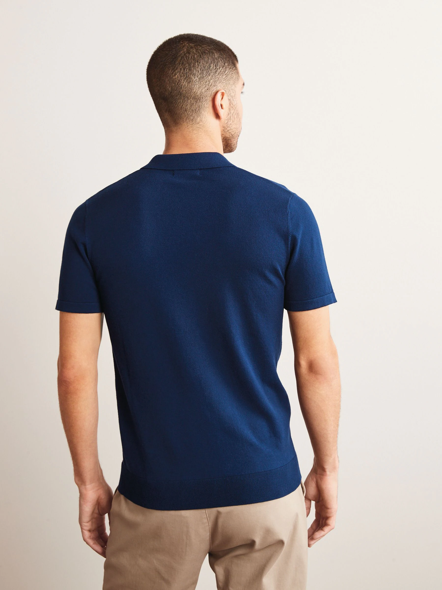 Pastelgeel - Straight fit - Stretchy chino