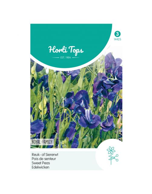Hortitops Lathyrus - Reuk- Of Siererwt Royal Family Blauw - Bloemenzaden - 2 g