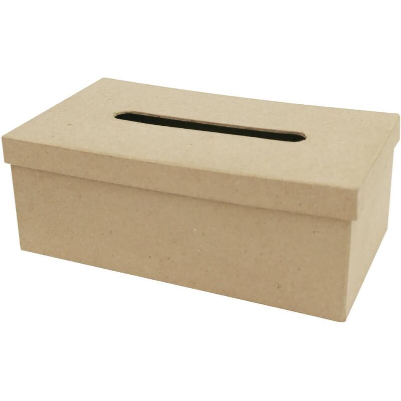 Boite à mouchoirs 14x25x9cm - Kraft