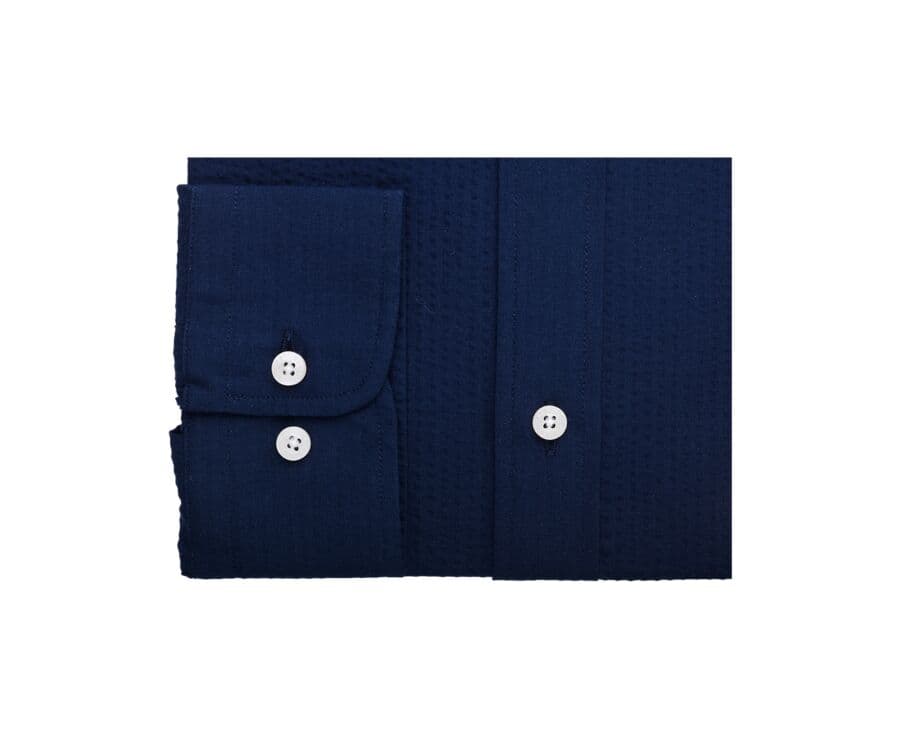 Chemise coton lin Marine - SUPRIEN