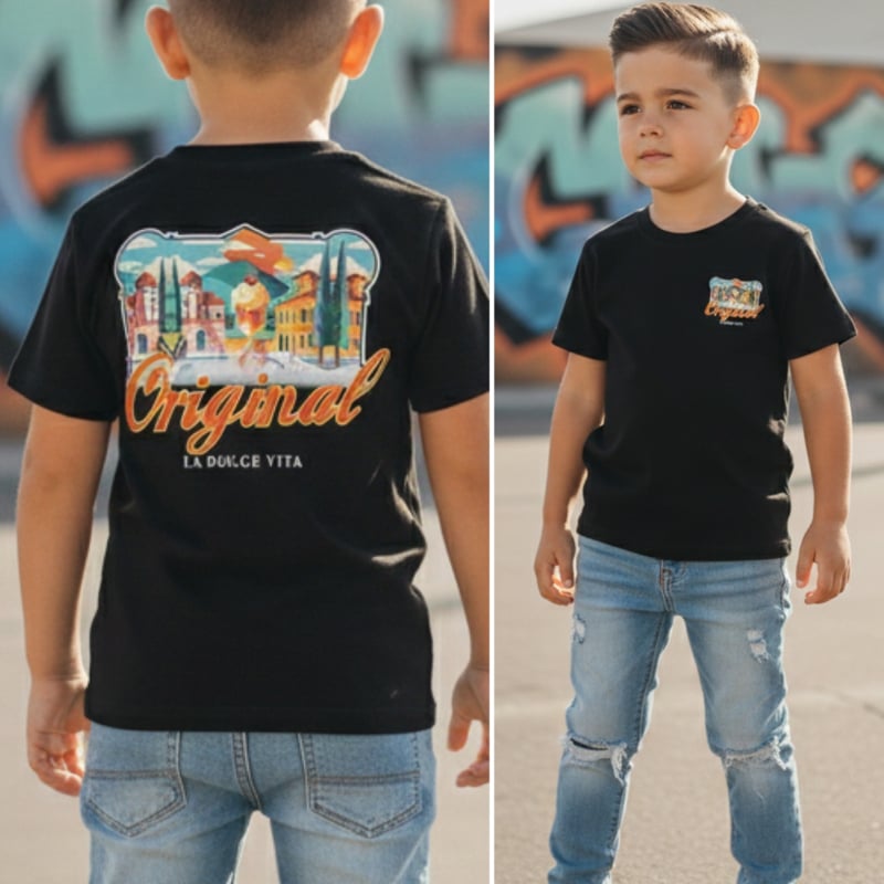 La Dolce original tee - zwart