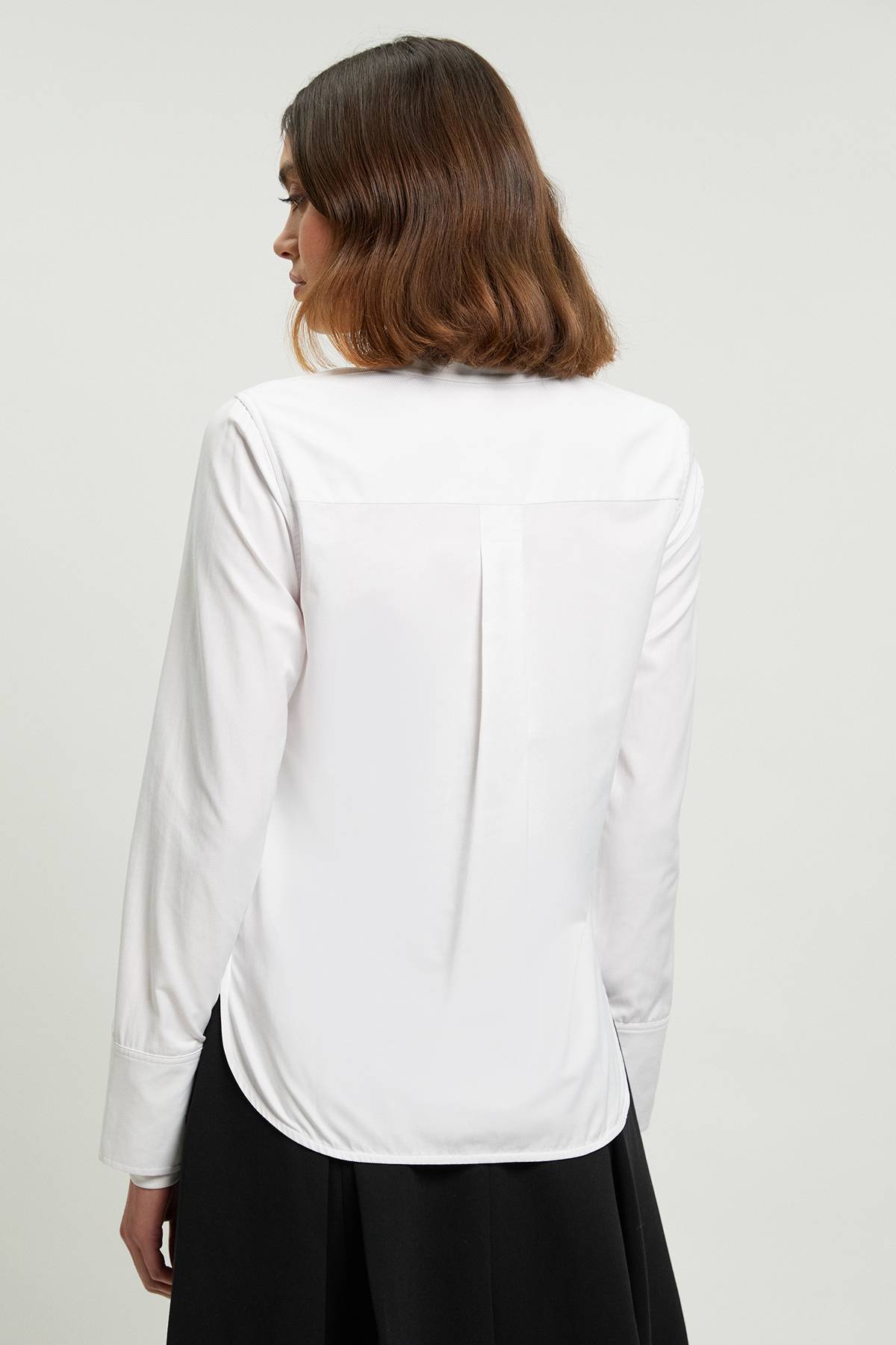 KarenMillen La chemise boutonnée en coton tissé The Founder