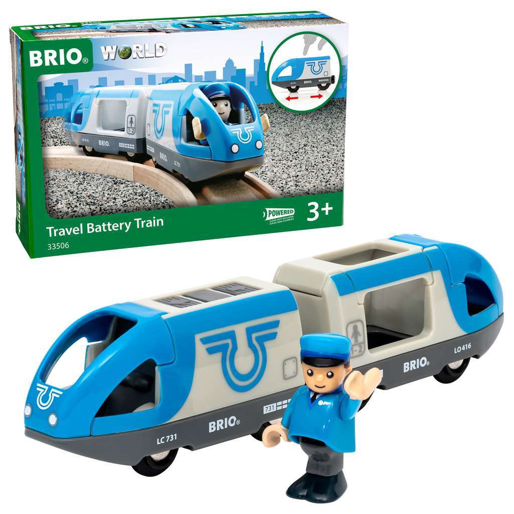 BRIO Spiel Blauer Reisezug