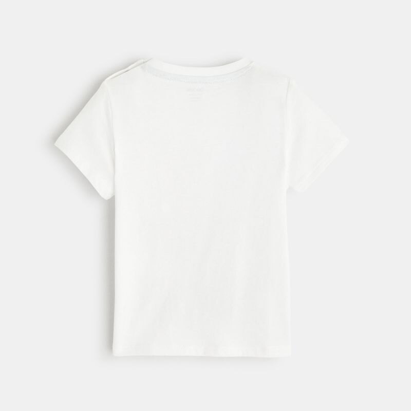 T-shirt imagier blanc bébé garçon Blanc