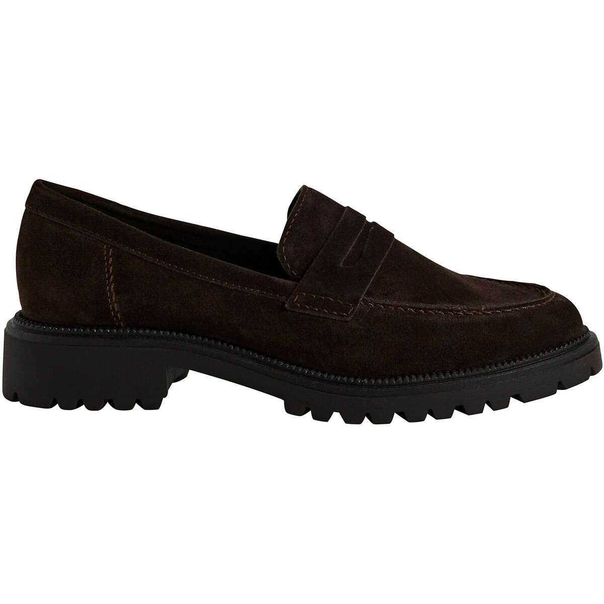 TAMARIS<br>Mocassins em leer