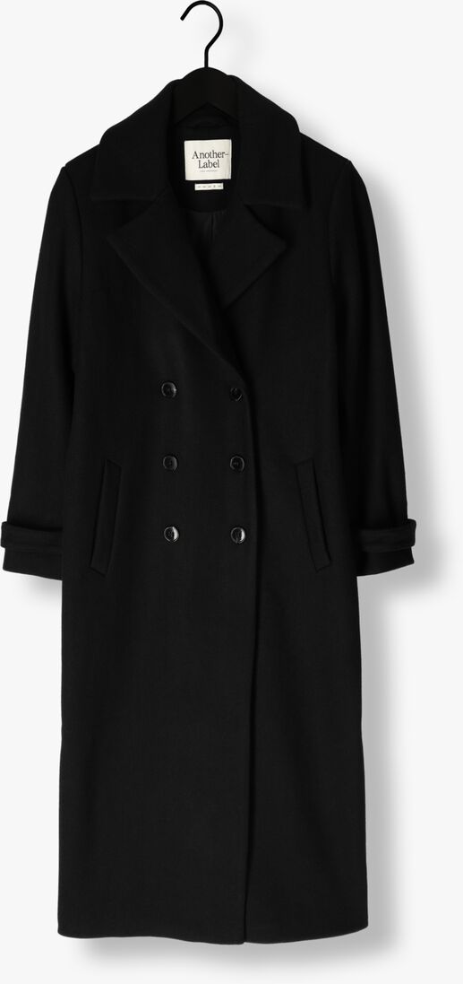 ANOTHER LABEL zwarte another label mantel sophia coat
