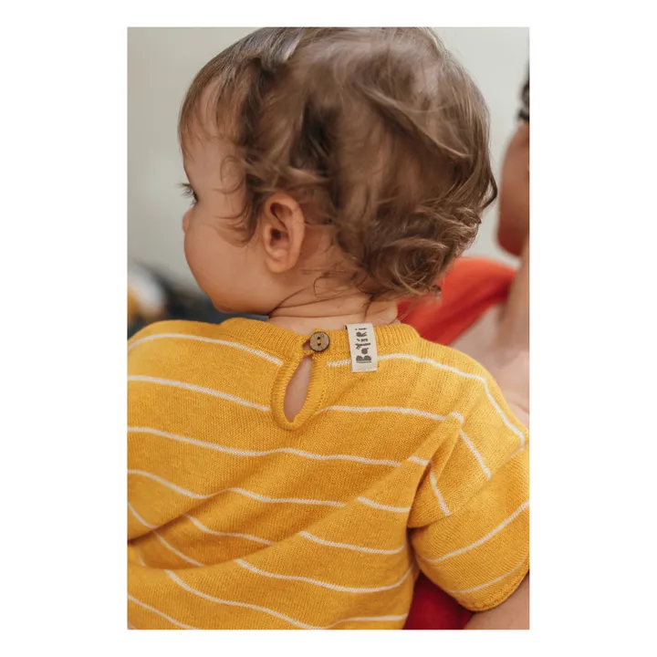 Bayiri T-Shirt Tricot  Coton Bio  | Jaune