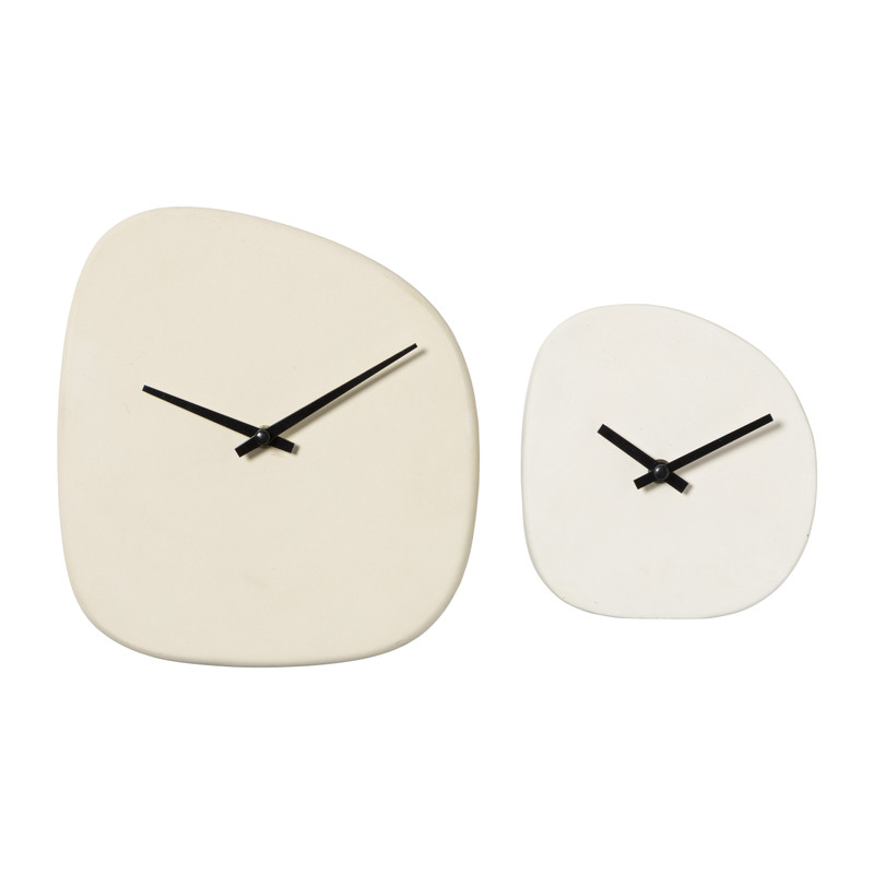 Wandklok cement - 22.5x20.5x4 cm